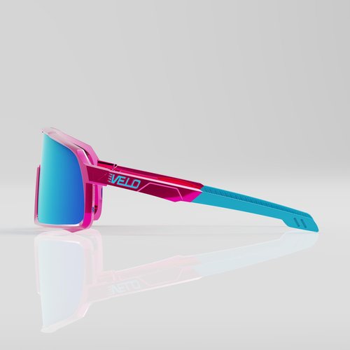 VELO Shades – Changeup – Baseball/Softball Sunglasses – By Jax of The Bullpen Training (Gen2, Cotton Candy - Metallic, Sml Adlt/Youth)