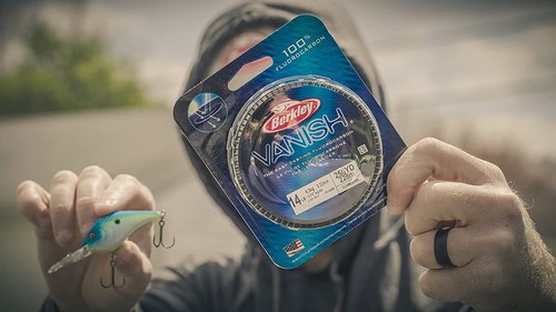 Berkley Vanish®, Clear, 20lb | 9kg, 250yd | 228m Fluorocarbon Fishing Line, Suitable for Saltwater and Freshwater Environments