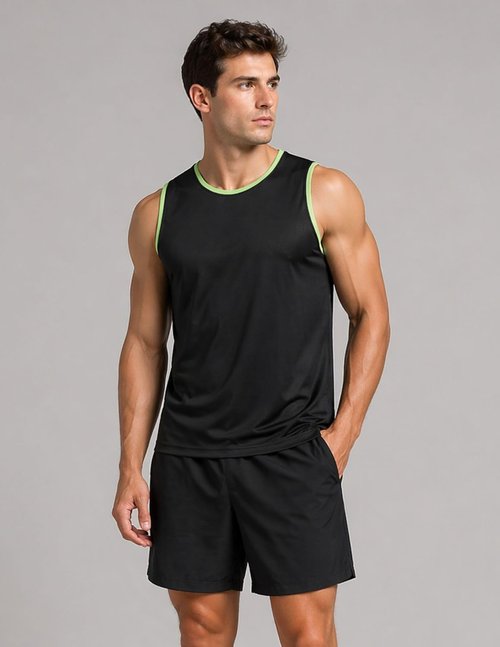 Liberty Imports Men's Stretch Cool Dry Muscle Tank Tops - Pack of 5 Athletic Sleeveless Shirts