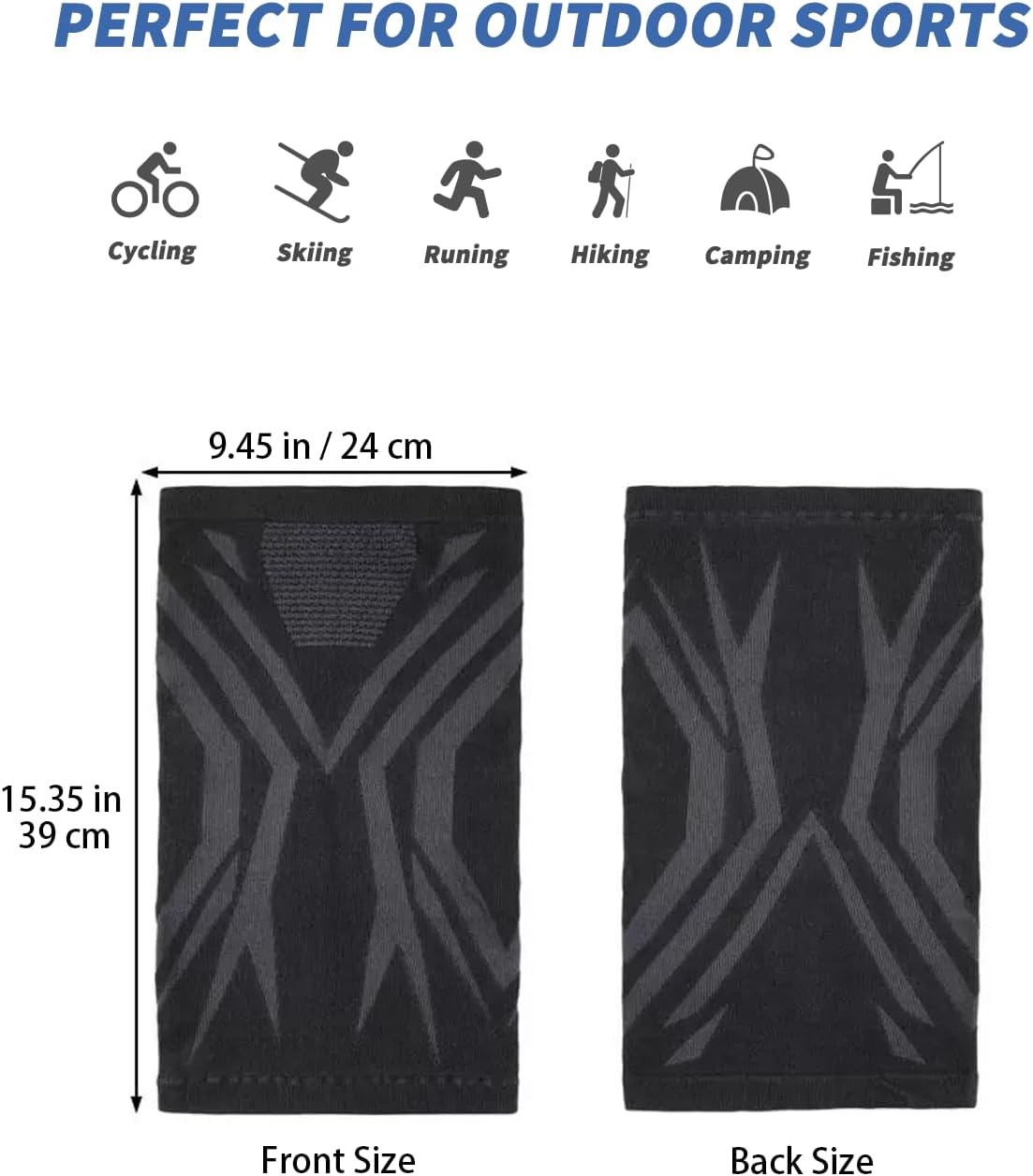 Skiennix Winter Neck Gaiter | Windproof Face Cover Scarf for Men & Women - Cold Weather Sports