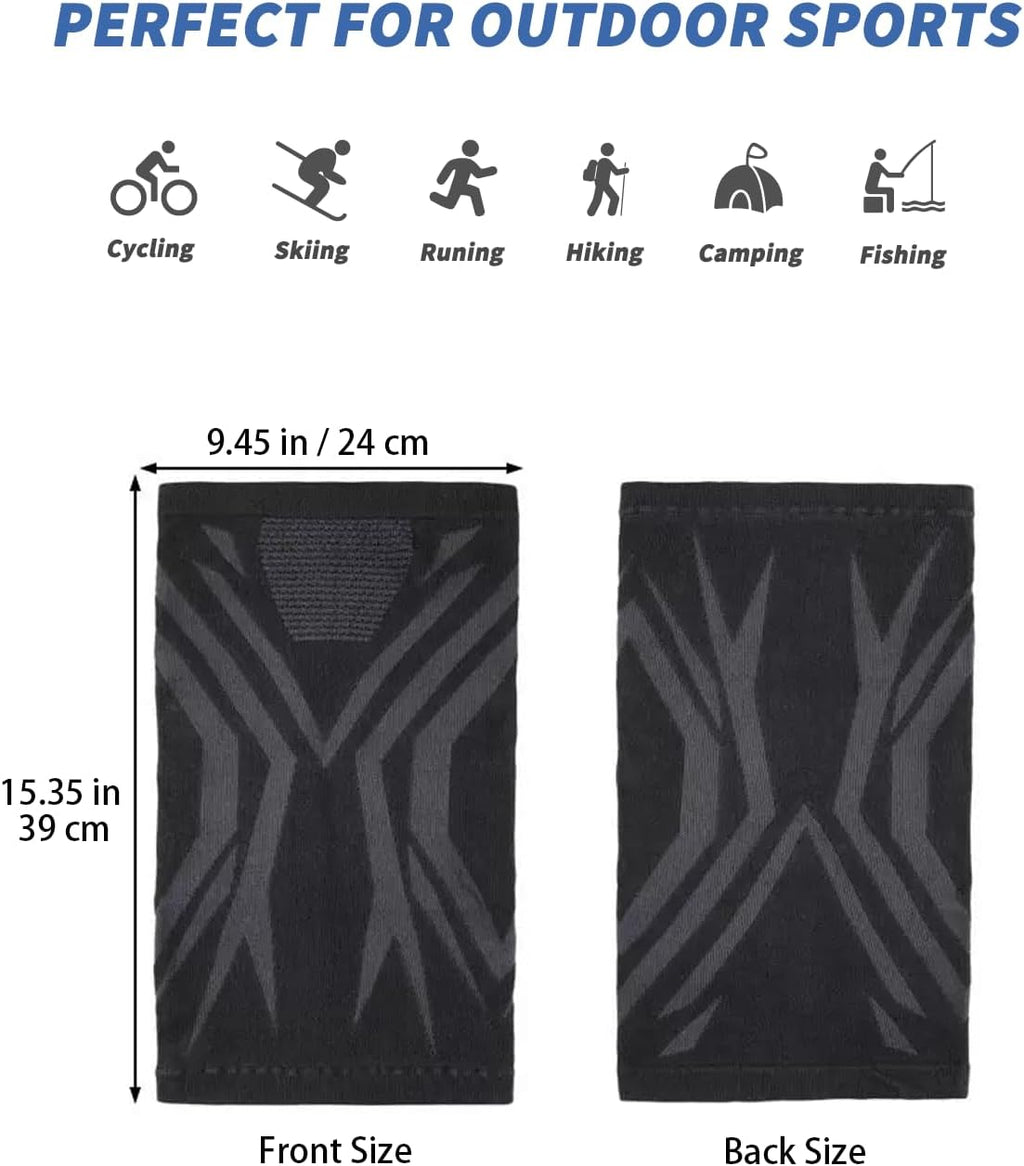 Skiennix Tactical Gloves - Winter Neck Gaiter Warmer for Ultimate Cold Weather Protection