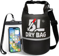 Skiennix Waterproof Dry Bag - 5L Lightweight Roll Top Backpack with Reflective Design & Phone Pouch for Travel, Swimming, Kayaking