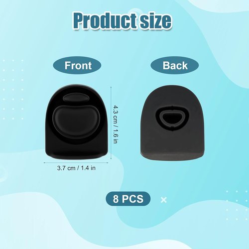 BOXOB Water Bottle Lid Stopper Replacement - 8 Color Silicone Caps for Owala FreeSip 24/32oz