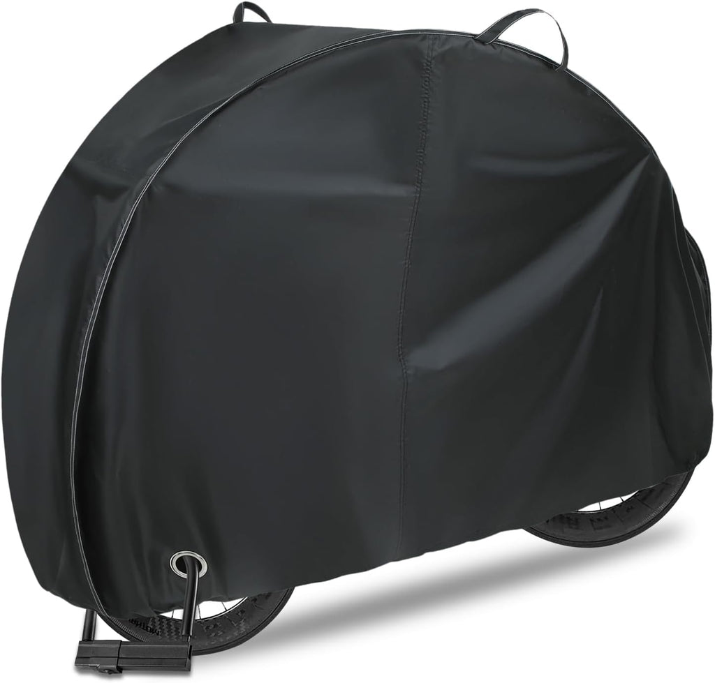 REDRICH Heavy Duty Bike Cover - Waterproof 3-Bike Storage Solution with Lock Holes | UV & Wind Resistant 420D Oxford Material