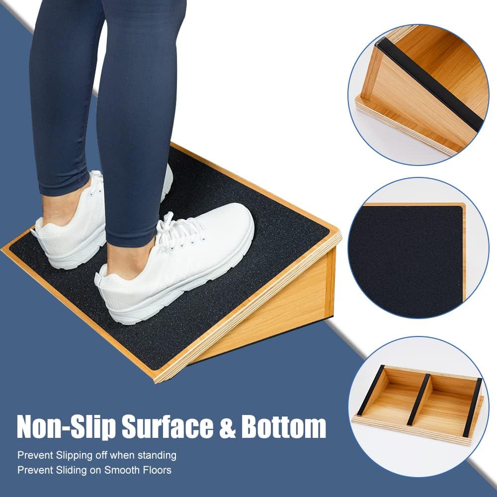StrongTek Slant Board - Heavy-Duty Incline Board for Squats & Knee Training | Non-Slip Surface, 1000 Lbs Capacity