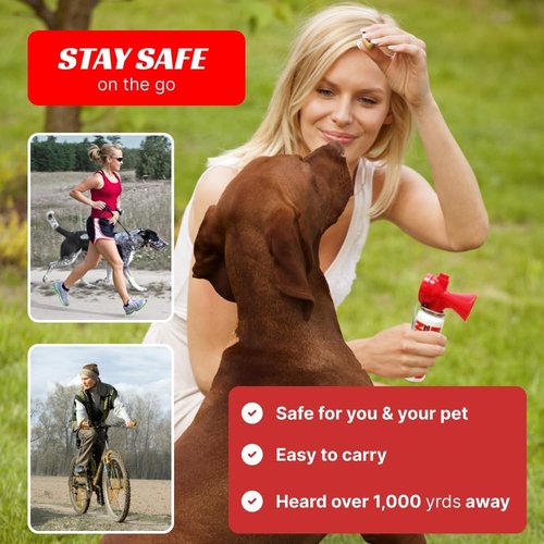 DogHorn XL Air Horn - Effective Training Tool & Outdoor Safety Alarm for Dogs | Scare Coyotes & Bears (1 Pack)