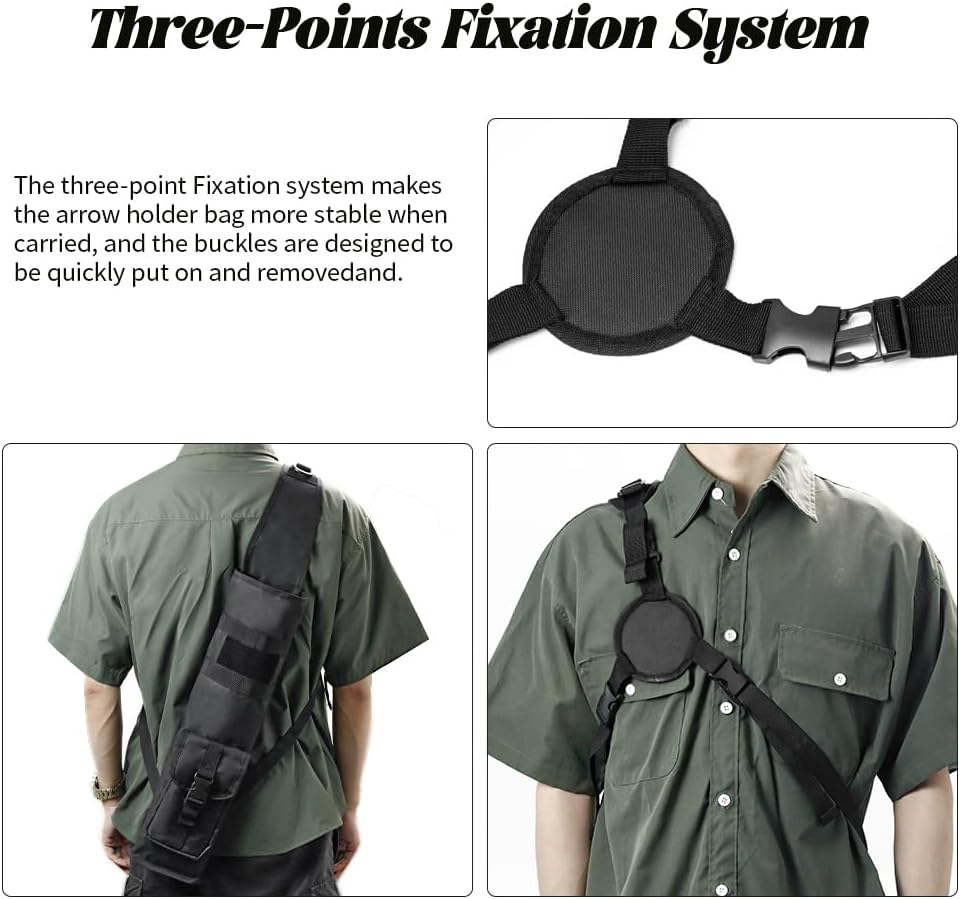 PSKOOK Archery Quiver - Lightweight Back Arrow Holder for Easy Access | Durable Design