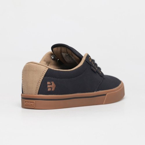 Etnies Jameson 2 Eco Sustainable Skate Style, Reinforced Cupsole, Cushioned Feel, Everyday Sneakers, Vegan - Navy/Gum/Gold - 10.5
