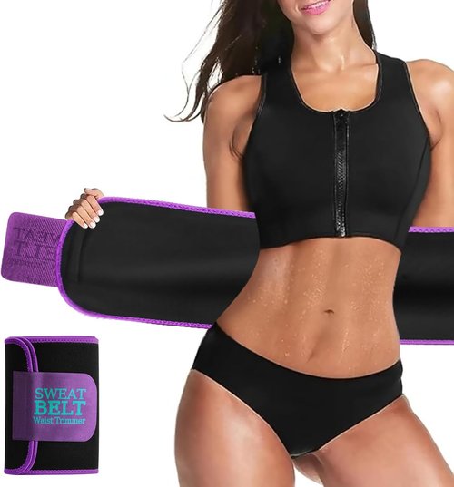 AMZBOSS Waist Trainer for Women Lower Belly Fat, Waist Sweat Band for Women, Belly Band Sweat Belt, Stomach Wrap, Body Shaper