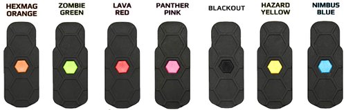 Evike Airsoft - EMG Helios Hexmag 120rds Polymer Mid-Cap Mag for M4-Style Series AEGs (OD Green/Single)
