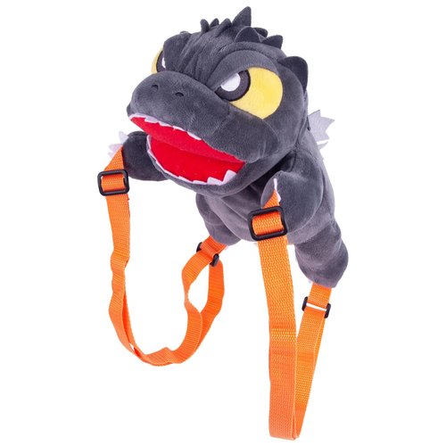Freddy's Fanatic Dinosaur Kaiju Monster Backpack with Orange Straps