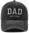 Dad Gifts from Daughter Son, Funny Embroidered New Dad EST 2026 Hat, Best Father Baseball Cap, Fathers Day Birthday Gifts for Papa Daddy Pappy Friend