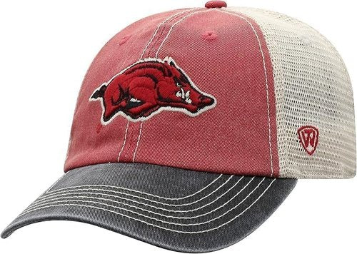 Collegiate Mesh Offroad Adjustable Hats (US, Alpha, One Size, Arkansas)