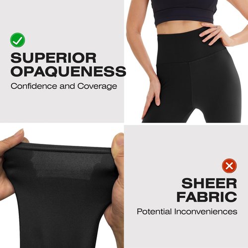 Syrinx Leggings for Women - Soft High Waisted Tummy Control Workout Yoga Pants