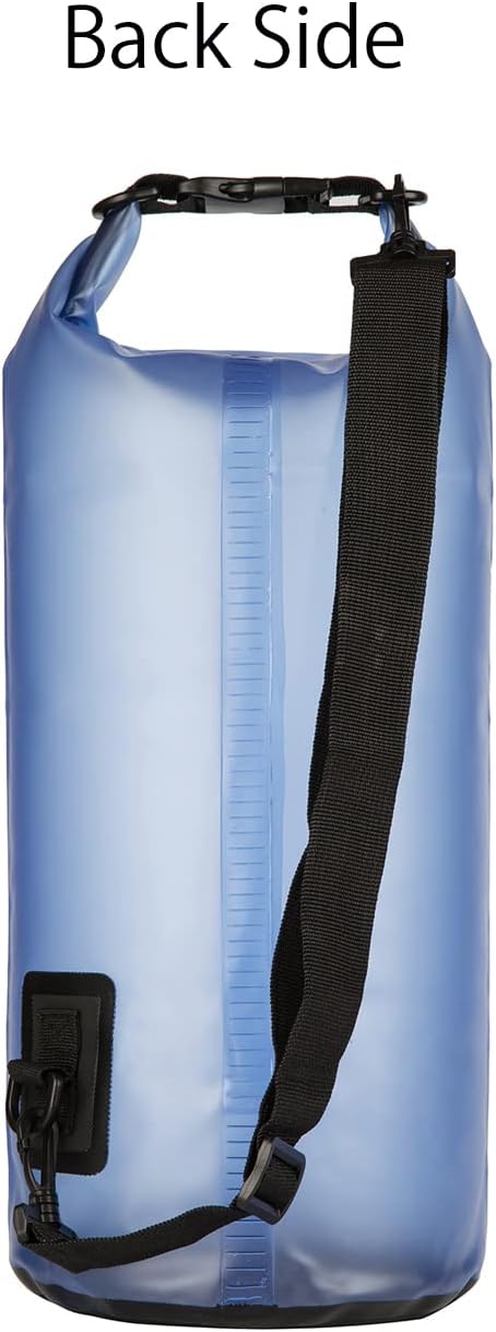 Skiennix Waterproof Dry Bag - 10L/20L Roll Top Backpack for Kayaking & Boating | Blue 10L