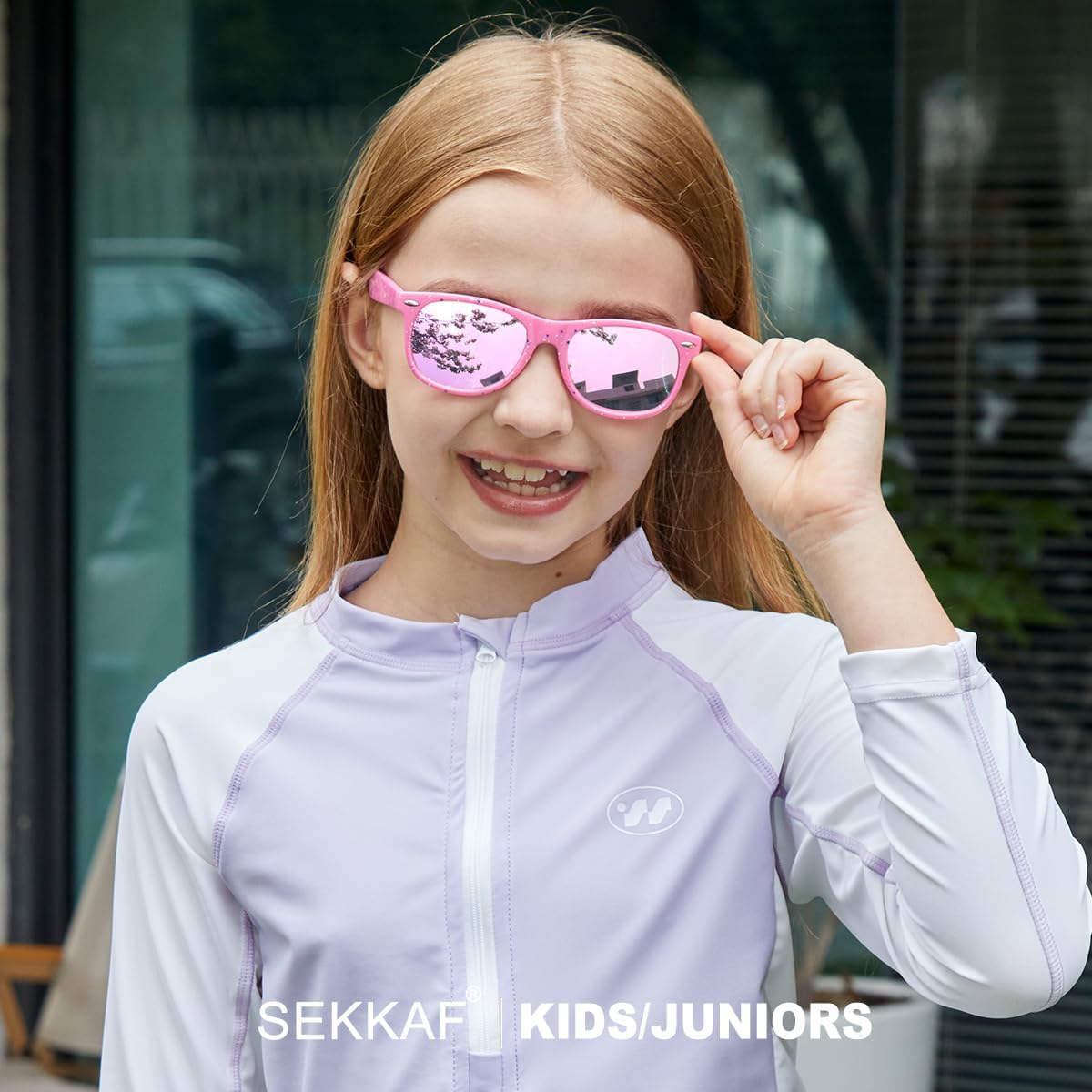 Skiennix Kids Polarized Sunglasses - Retro UV Protection Shades for Boys & Girls