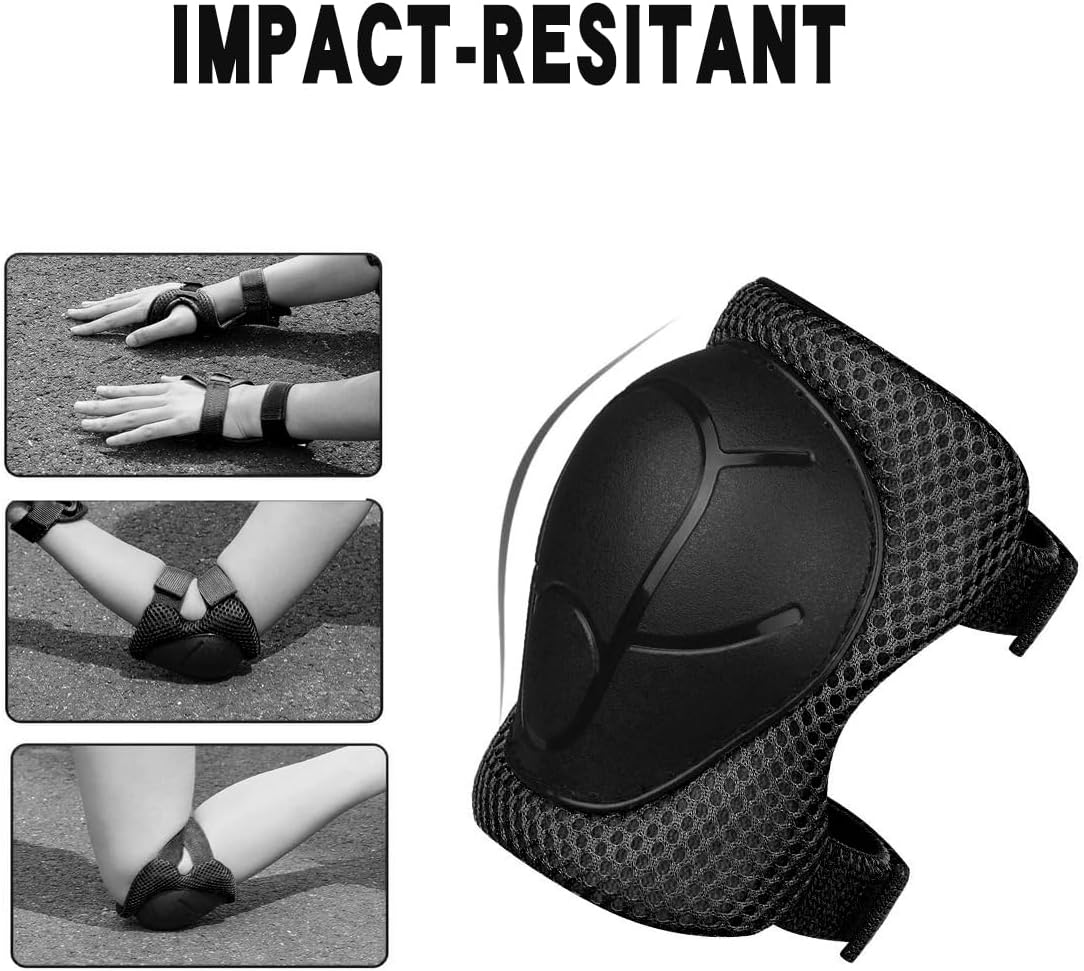Skiennix Knee Pads Set for Kids - Protective Gear for Skating, Cycling & Rollerblading | Ages 3-10
