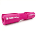 Advanced Squat Pad - Barbell Pad for Squats, Lunges & Hip Thrusts - Neck & Shoulder Protective Pad Support (Pink)
