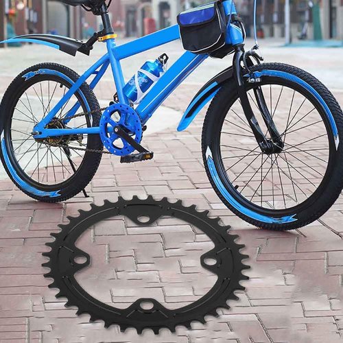 Narrow Wide Chainring, Prevents Chain Drop Single Chain Ring 40T BCD 104mm for Mountain Biking Road Cycling Gravel Commuting