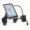 Electric Display Panel E Scooter Speed Monitor, 5 Pin M5 LCD Panel Screen for 31.8 22.2mm Electric Bikes, 24V, 36V (Default), 48V, 60V Adjustable E Scooter M5 Display