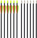 GPP 28-inches Fiberglass Archery Target Arrows - Practice Arrow or Youth Arrow for Recurve Bow