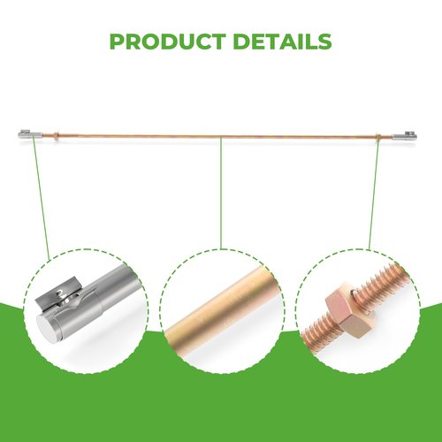 10L0L Golf Cart Accelerator Rod Assembly for Club Car DS 1998-Up Gas Models, Replacement Throttle Linkage Rod Kit, Replaces OEM# 1019124-01 101912401