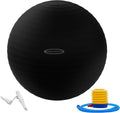 Fitvids Exercise Ball - Anti-Burst Fitness & Yoga Balance Ball with Quick Pump | Slip Resistant, 65cm