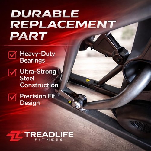 2 x Replacement Roller Wheels - Compatible with Bowflex Max Trainers M3 M5 M6 M7 M8 (Pair)