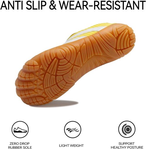 Barefoot Shoes | Minimalist Casual Sneakers for Women & Men | Wide Toe Box, Lightweight & Breathable