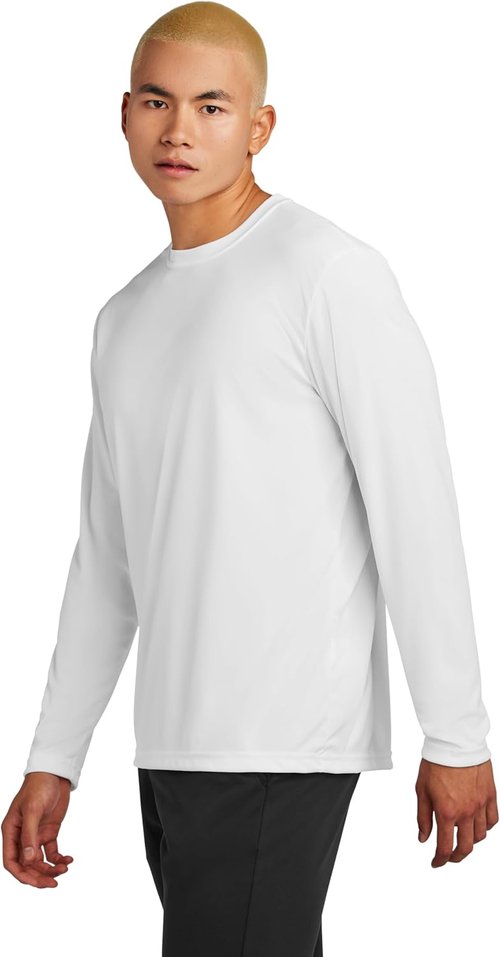 Clothe Co. Men's Long Sleeve Moisture-Wicking Tee - Dry Fit T-Shirt | Big & Tall Sizes Available