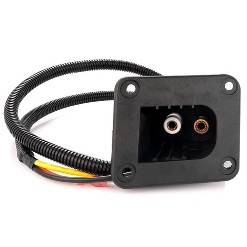 Roykaw Powerwise Charger Receptacle with Reed Switch for EZGO Golf Cart Medalist & TXT DCS/PDS Item # 73051-G29… (with Harness and Reed Switch)