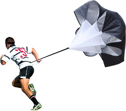 GSi 56" Chute Running Parachute | Resistance Trainer for Kids & Adults - Boost Power, Speed & Agility