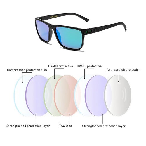 Arttodo Golf Sunglasses, UV Polarized Sunglasses for Men and Women, Lightweight Sunglasses with UV Protection for Golfer, Golf Accessories