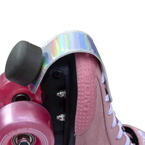 Bont Roller Skates - Holographic Toe Flat Guard Protectors Roller Skate Derby Speed - Pair - Rainbow