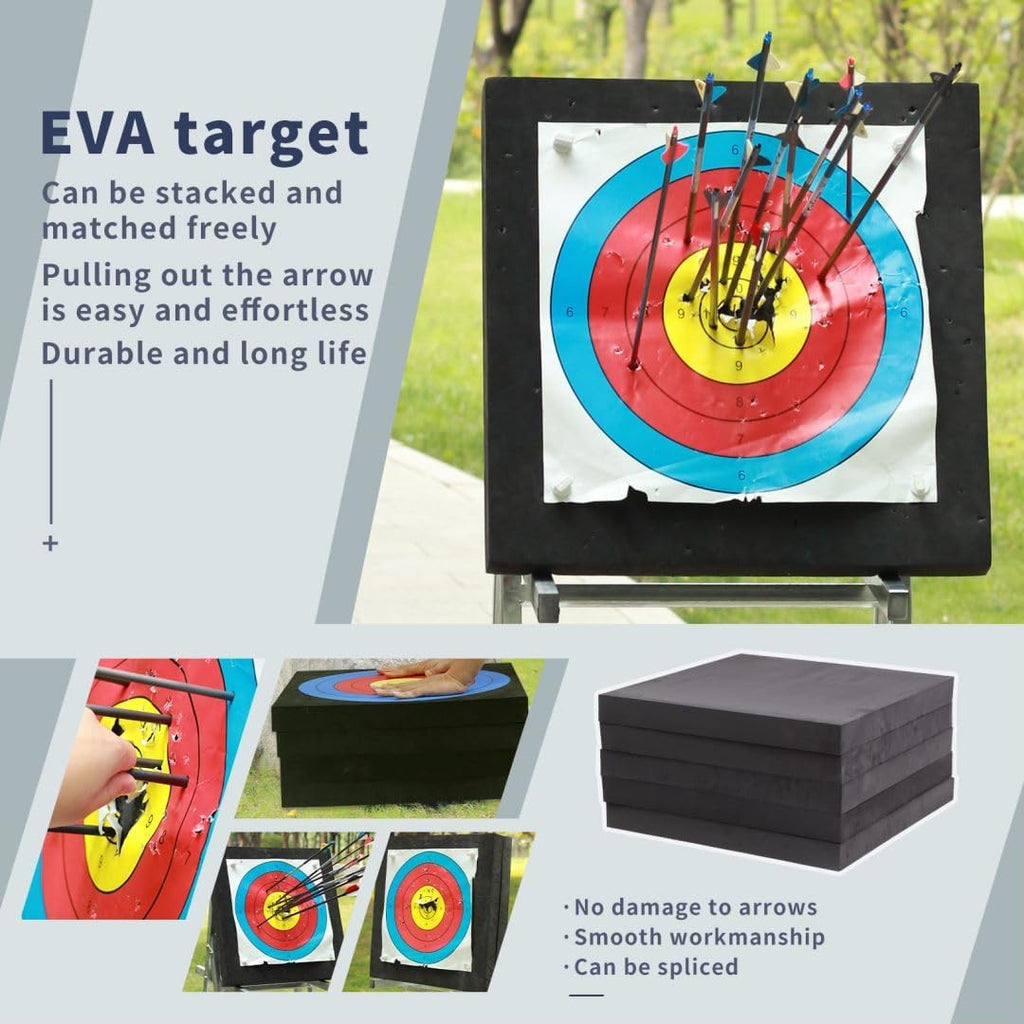 SPG Archery Target - Durable EVA Foam Target for Bows Up to 50 Lbs | Ideal for Backyard Shooting Practice