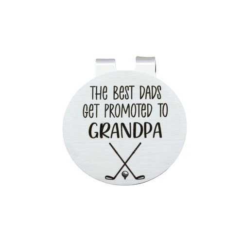 New Dad Baby Announcement Golf Gift Pregnancy Reveal Gift for Husband and Family (best dads get promoted)