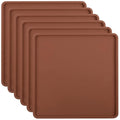 6Pcs Silicone Food Dehydrator Sheets with Edge, Non-Stick Tray Liner - 13.7" x 13.7" (Variation: 6pcs)