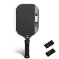 4th Gen Pickleball Paddle with Raw Carbon Fiber Face | Propulsion Core & 16mm Poly Honeycomb for Power Control | Extended Grip Handle (Black & White)