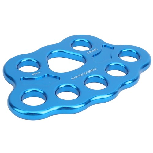 45KN Uniformly Forced Climbing Anchor Connector Rigging Plate 16x10cm 1 PCS for Rigging Systems, Cable Bridge Accessories