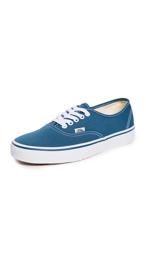 Vans Unisex Authentic Unisex Sneakers, Navy, 5 US Women/3.5 US Men