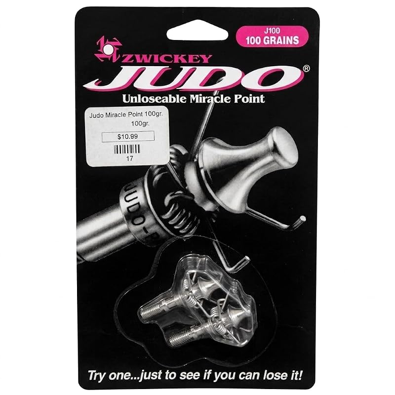 Judo Points 100 gr Screw-In Field Points (2 pk) for Arrows