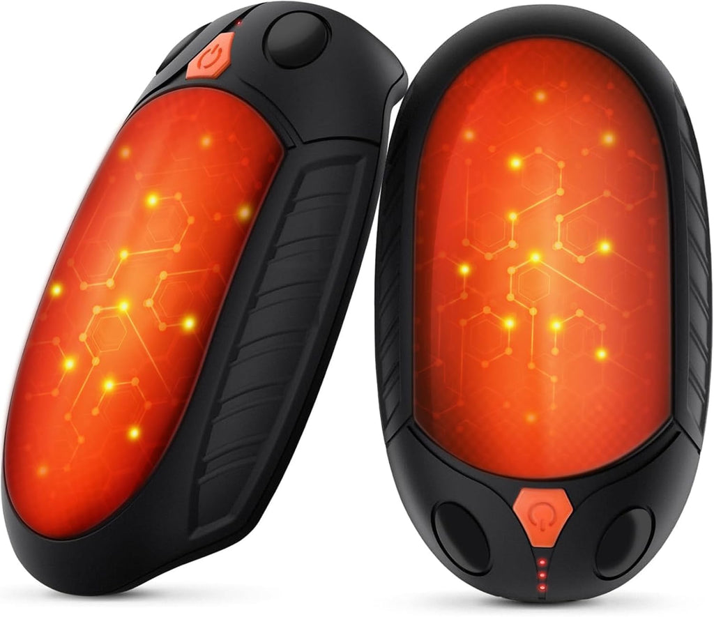 Skiennix Rechargeable Hand Warmers - AI Temperature Control | Portable Electric Warmers, 2-Pack for Outdoor Activities