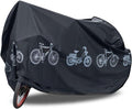 Bike Bicycle Cover - Waterproof 190T Dustproof Protection for 1 or 2 Bikes | Indoor & Outdoor Use (Black)
