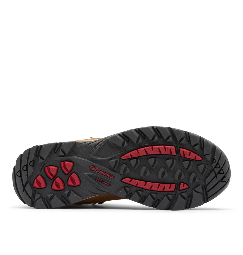 Columbia Women's Newton Ridge Plus Waterproof Amped, 2024 Elk/Mountain Red, 9.5