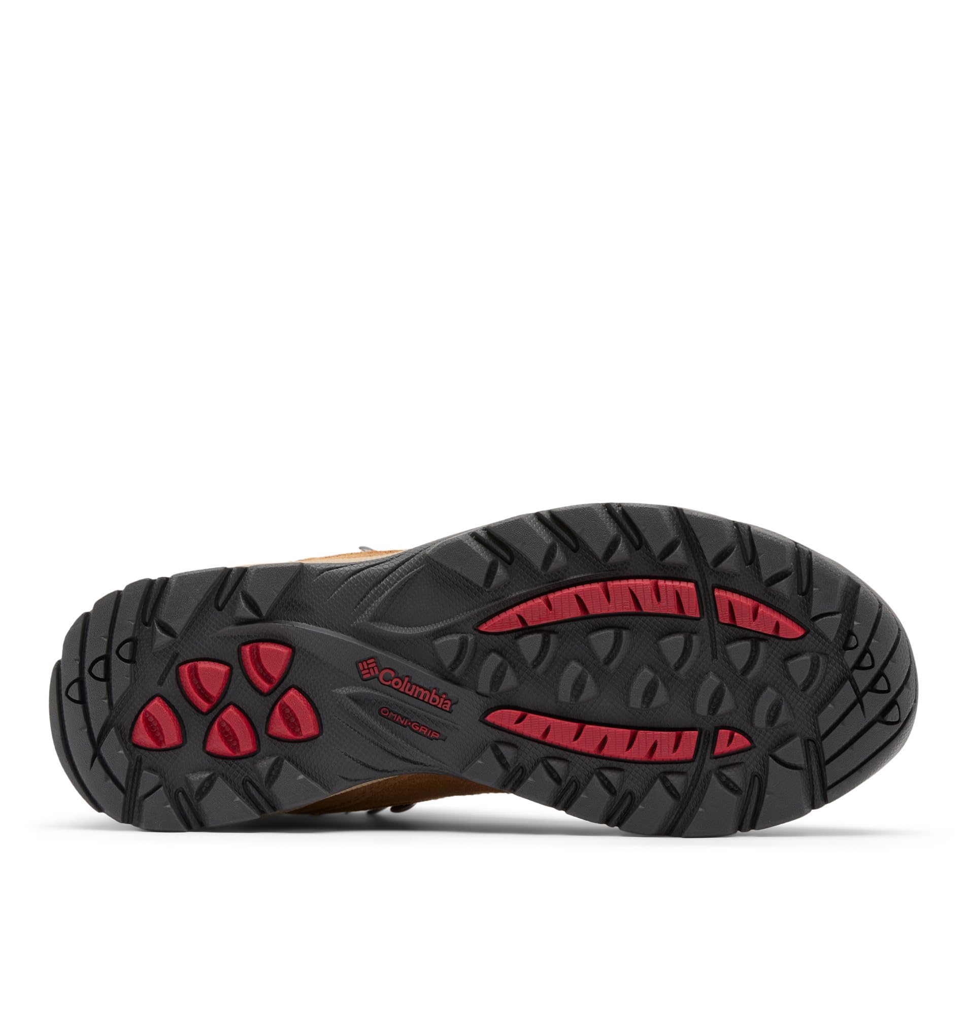 Columbia Women's Newton Ridge Plus Waterproof Amped, 2024 Elk/Mountain Red, 7