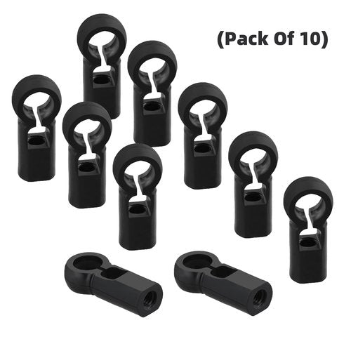 Roykaw Golf Cart Accelerator Ball Joint Socket Compatible with EZGO 1989-up Gas Golf Carts, 10 PCS