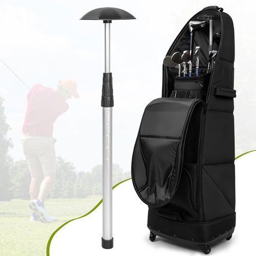 IBVIVIC Golf Travel Bag Support Pole, Height Adjustable Aluminium Golf Support Rod, Golf Support Protector Bag Accessory, Golf Travel Support Rod for Travel Bags