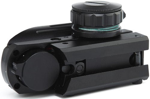 MAYMOC Red and Green Reflex Sight with 4 Reticles, 3/8" Dovetail Mount for Airgun Airsoft 11mm Rail and .22 RF