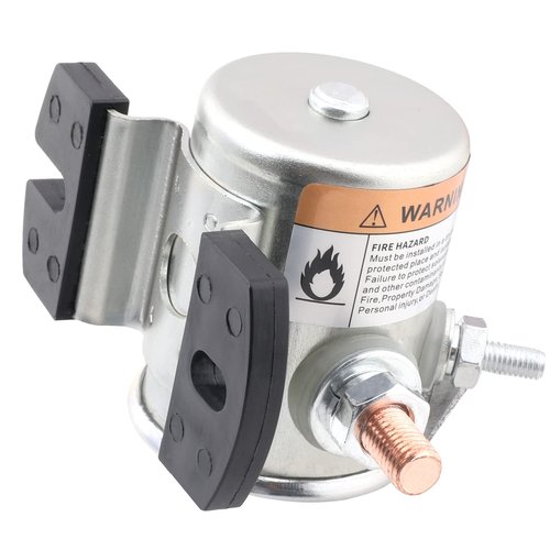 Roykaw EZGO #70 Series Solenoid Relay with Resistor & Diode Kit for 36 Volt Golf Cart, 4 Terminal Continuous Duty, OEM # 27855G01 11761G1 27855G02 31680G1 3016, Upgrade Mount Bracket, Anti-Vibration