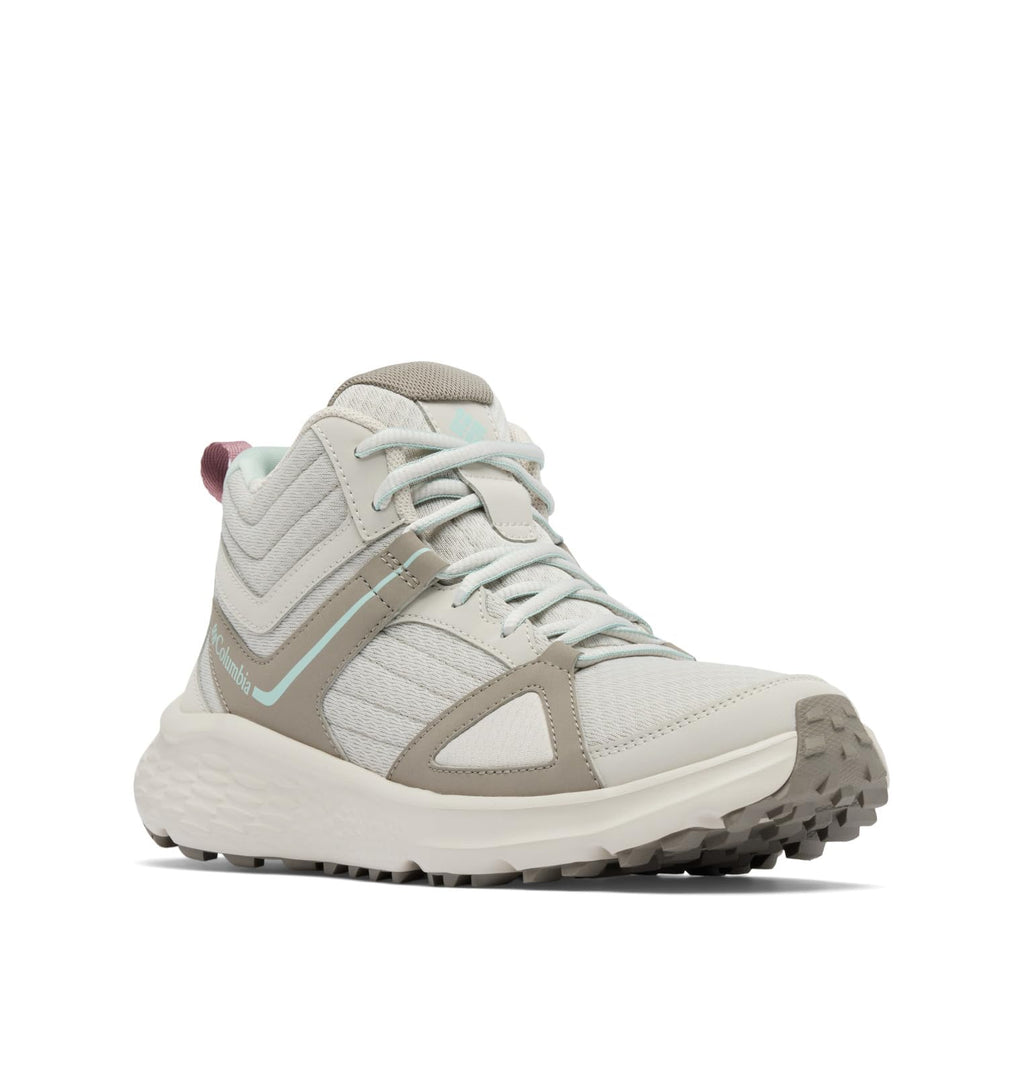 Columbia Womens Novo Trail Mid, Cloud Grey/Cool Green, 8